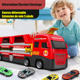 Camion méga transporteur avec piste de course d'éjection