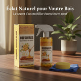 Spray lustrant pour bois à la cire d'abeille