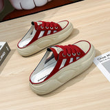 Demi-pantoufles décontractées pour femmes