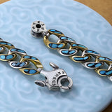 Bracelets avec Mantra à Six Caractères et Dzi à Neuf Yeux