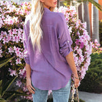 Chemise de couleur bonbon Chemise à large poche de mode