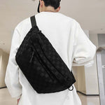 Sac de poitrine à carreaux