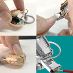Mini coupe-ongles pliant portable Porte-clés