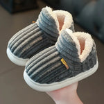 Chaussons chauds en peluche