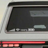Autocollant réfléchissant sur le signal de la batterie