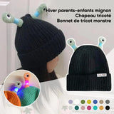 Chapeau en laine Petit monstre phosphorescent