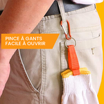 Clip multifonctionnel pour gants