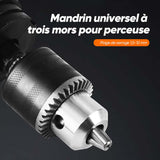 Mandrin à angle droit pour perceuse