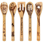 Spatule en bambou gravée au laser