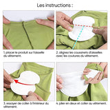Coussinets d'aisselles absorbant la sueur(40pièces)