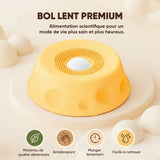 Gamelle lente pour animaux et tapis de léchage