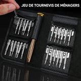 Jeu de Tournevis de Ménage 25 en 1