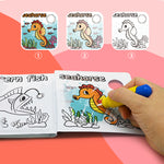 Peinture à l'eau Livre de changement de couleur