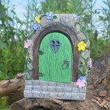 Ornement de porte en pierre de jardin