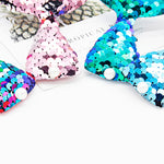 Barrette à cheveux scintillante sirène