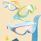 Lunettes de natation à grande monture pour enfants