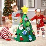 Arbre de Noël en feutre DIY Montessori 3D