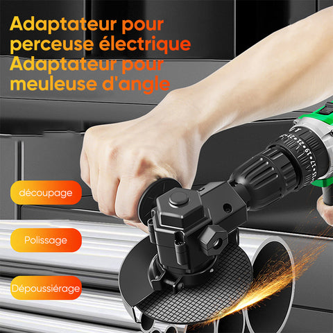 Convertisseur de perceuse en meuleuse d'angle