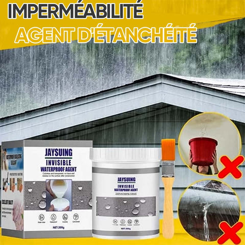 Agent de revêtement imperméable transparent