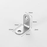 Entretoises d'angle En acier inoxydable