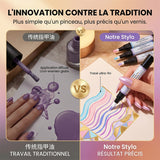 Stylo d'art sur ongles à séchage rapide