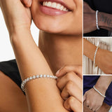 Bracelet en zirconium super brillant