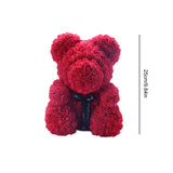 fleur cadeau ours rose