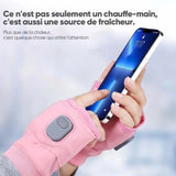 Gants chauffants sans doigts rechargeables par USB