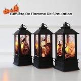 Lampe à flamme de simulation d'Halloween