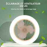 Lampe Ventilateur LED d'Aromathérapie 2-en-1