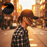 Casquette de baseball avec perruque