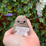 🥔Drôle de cadeau tricoté Positive Potato🥔