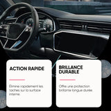 Nettoyant pour l'entretien intérieur de la voiture