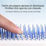 Peigne de massage antistatique autonettoyant