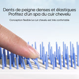 Peigne de massage antistatique autonettoyant