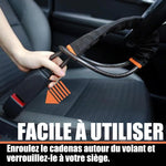 Antivol universel pour volant avec 2 clés