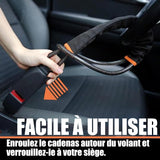 Antivol universel pour volant avec 2 clés