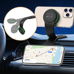 Chargeur sans fil magnétique pliable 2 en 1 pour voiture