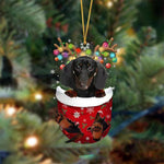 Ornement de Chien Mignon en Forme de Chaussette de Noël