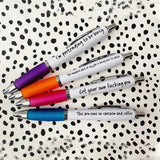 Stylos de bureau sarcastiques