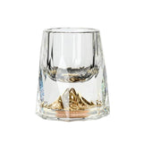 Verre à vin en forme de diamant