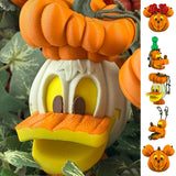 Décoration d'Halloween avec citrouilles magiques