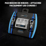 Outil de serrage et de tension pour cordes et cordages Saker