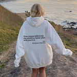 Sweat-shirt 'Dear Person Behind Me'