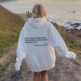 Sweat-shirt 'Dear Person Behind Me'