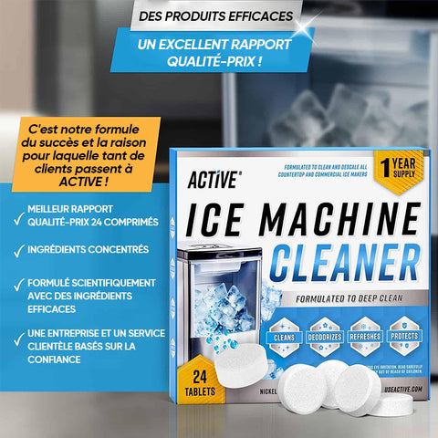 Nettoyant détartrant pour machine à glace