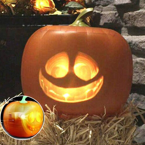 🎃Éclairage de citrouille de musique d'Halloween
