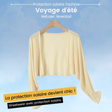 Cardigan en lin tricoté sans boutons