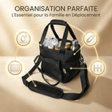Sac porte-boissons familial à 4 compartiments pour tasses à café et gourdes