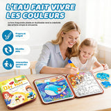 Livres de dessin magiques réutilisables pour enfants